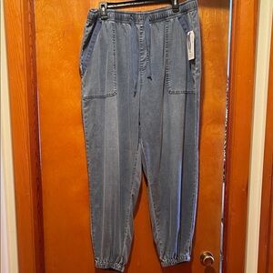 Time and Tru Denim Blue Jogger Pants